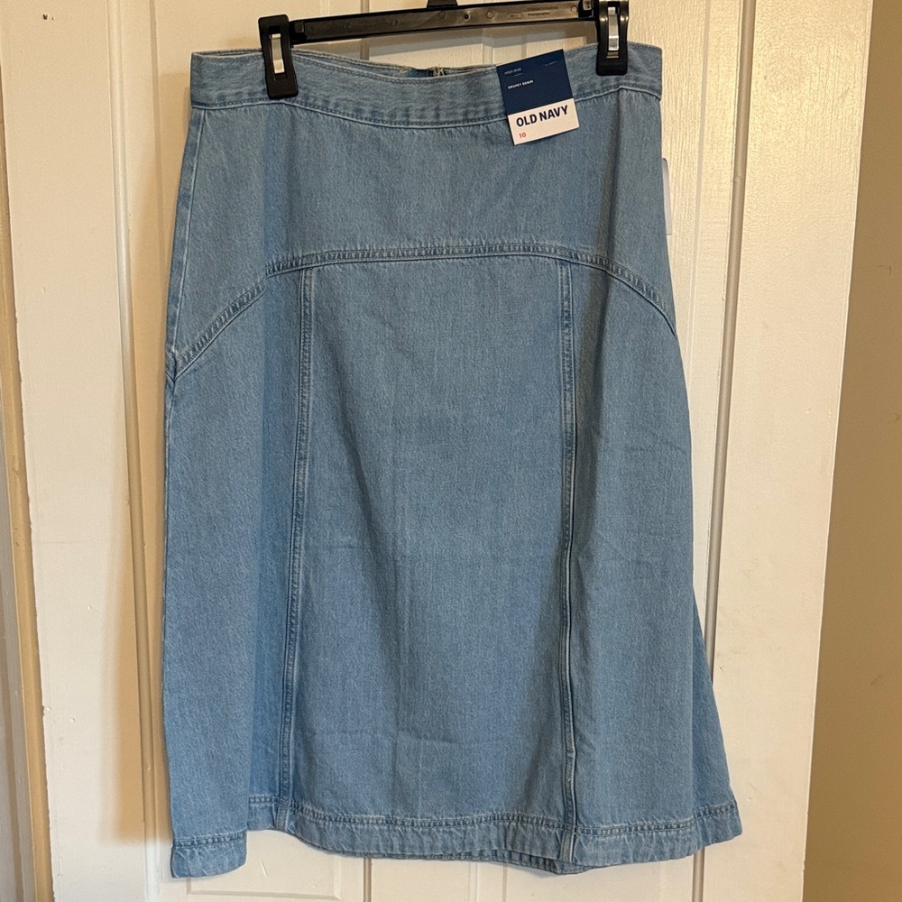 Old Navy Women's Light Blue Midi Skirt
